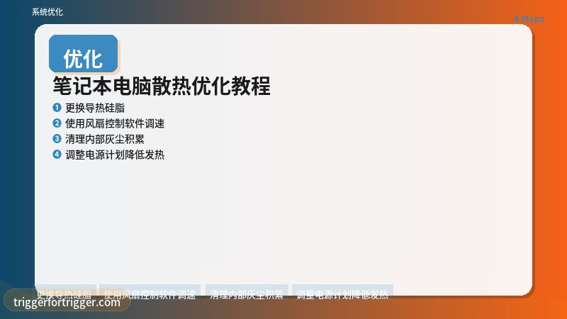 系统优化 使用风扇控制软件调速